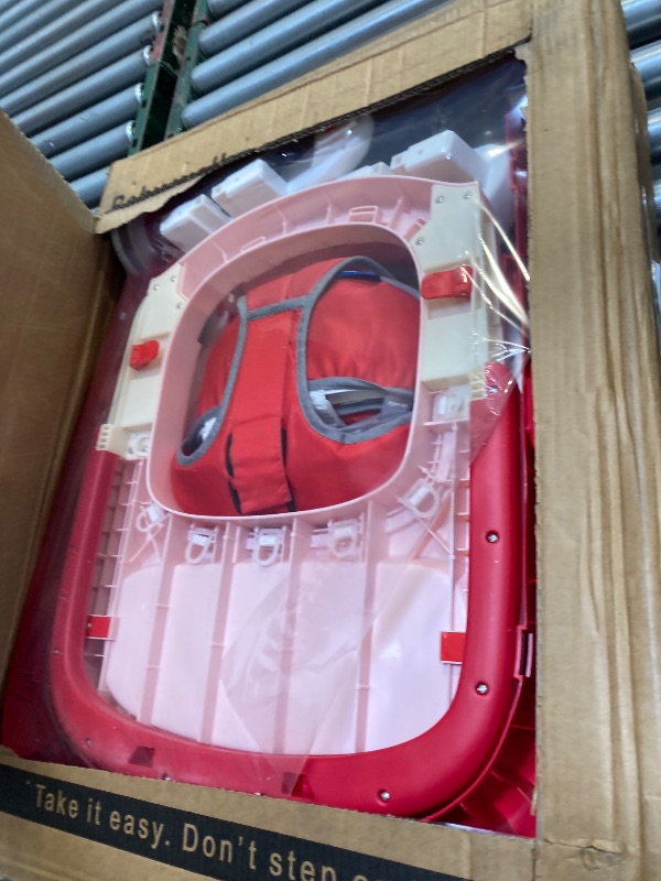 Photo 1 of 5 in 1 Baby Walker with Wheels,Adjustable Speed Activity Baby Walker,Anti-Fall Bouncer Combo Baby Walkers,Detachable Trampoline Mat for Boys Girls Babies 6-18 Months