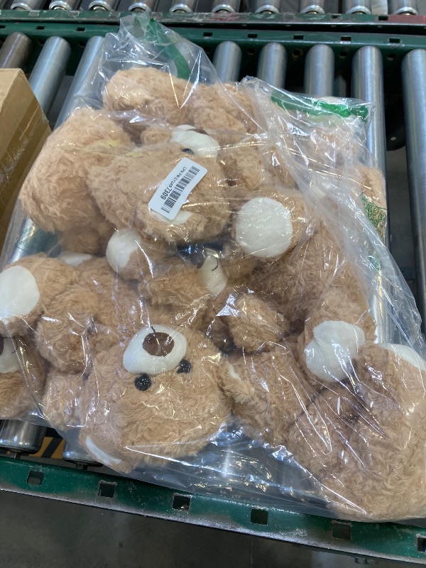 Photo 1 of Liliful 8 Pieces 8 Inch Bear Stuffed Animal Bulk Stuffed Animals Plush Toys Bear Party Favors for Baby Shower Birthday Party Gifts Supplies(Light Brown)
