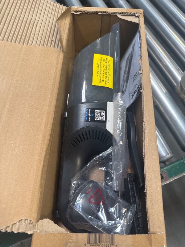 Photo 1 of Shark Cyclone PET Handheld Vacuum with, HyperVelocity Suction, Powerful Pet Hair Pickup, Lightweight, XL Dust Cup, Including Upholstery Tool, 8" Crevice Tool, Scrubbing Brush, Pearl White, AA701