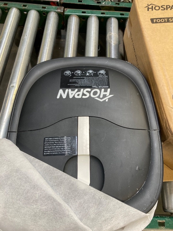 Photo 1 of HOSPAN Collapsible Foot Spa Electric Rotary Massage, Foot Bath with Heat, Bubble, Remote, and 24 Motorized Shiatsu Massage Balls. Pedicure Foot Spa for Feet Stress Relief - FS02A