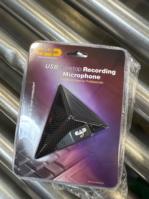 Photo 1 of CAD Audio USB U7 Boundary Omnidirectional Condenser Microphone, Black