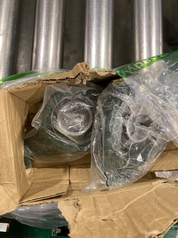 Photo 1 of SHINICO Pillow Block Bearing 1 1/4 inch Shaft Bore, Flange Mounted UCFL206-20, Solid Cast Iron Base, Swamp Cooler Parts, Self-Aligning, 2Pack