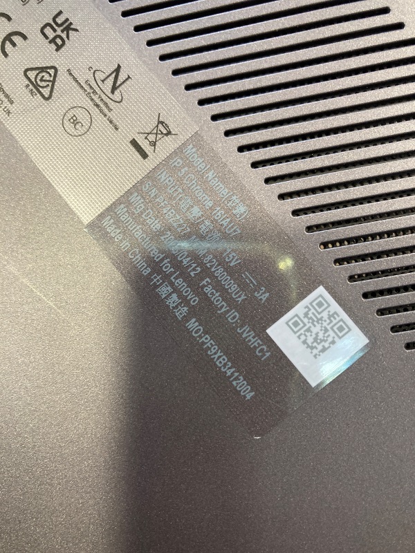 Photo 1 of Lenovo 2023 16” 2.5K(2560x1600) IPS Gaming Chromebook, Intel 6-Core 12th Gen i3 Processor Up to 4.40GHz, 8GB Ram, 128GB SSD, RGB Gaming Keyboard, Super-Fast WiFi, Chrome OS (Renewed)
