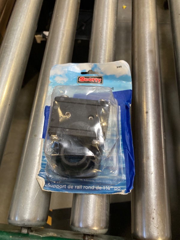Photo 1 of Scotty #245-BK Rail Mounting Adapter, 1-1/4" Square or Round Rail