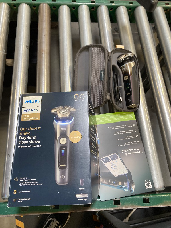 Photo 1 of Philips Norelco Shaver i9000 Prestige Ultra, Wet & Dry Electric Shaver, Black Gradient, SenseIQ Pro Technology, Triple Lift & Cut System, 360 Rotating NanoTech Precision Blades, 5 Modes, XP9405/84