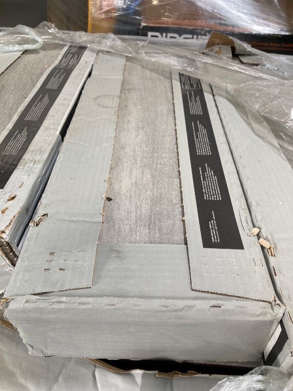 Photo 1 of Westwood Liath Gray 8 in. x 24 in. ENTIRE PALLET- Matte Porcelain Wood Look Floor and Wall Tile (11.97 sq. ft./Case) ---  APPROX. 40 CASES !!!!