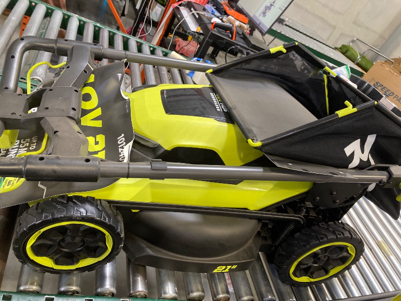 Photo 1 of 40V HP Brushless 21 in. Cordless Battery Walk Behind Push Lawn Mower