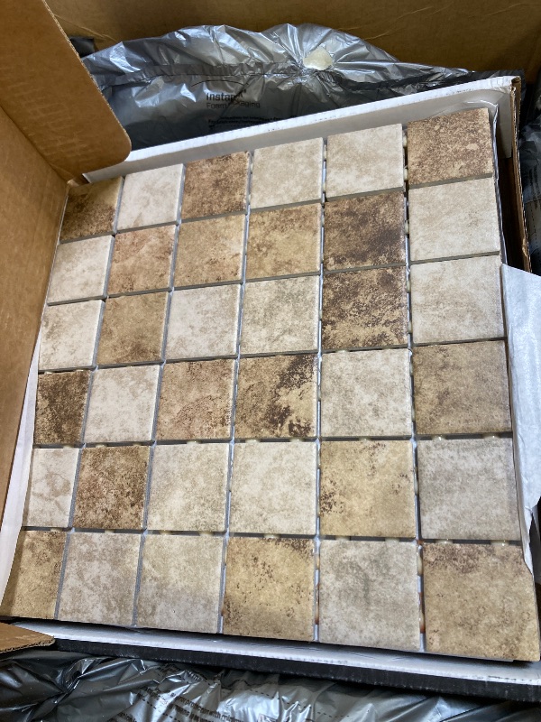 Photo 1 of Daltile
Rio Mesa Desert Sand 12 in. x 12 in. x 6 mm Ceramic Mosaic Floor and Wall Tile (1 sq. ft./Each)  20 pcs total