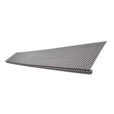 Photo 1 of Lock-In 3 ft. Black Metal Mesh Gutter Guard 12pk 