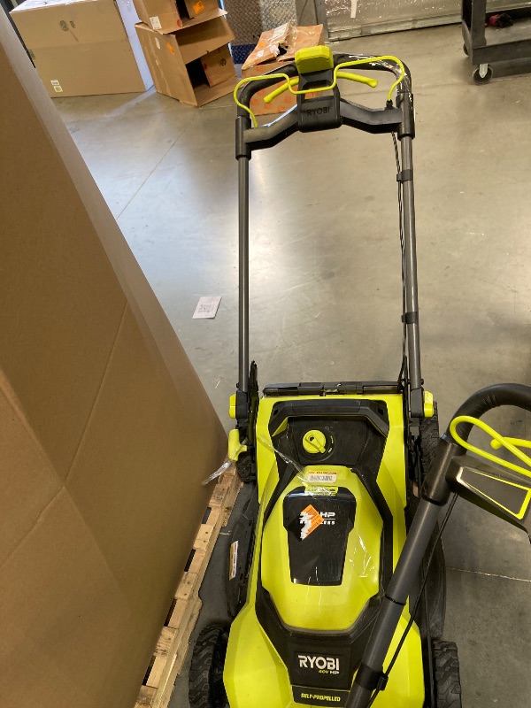 Photo 1 of 40V HP Brushless 21 in. Cordless Battery Walk Behind Self-Propelled Lawn Mower with (2) 6.0 Ah Batteries and Charger