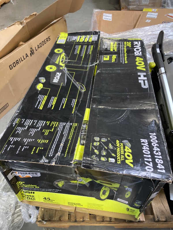 Photo 1 of 40V HP Brushless 21 in. Cordless Battery Walk Behind Self-Propelled Lawn Mower with 6.0 Ah Batteries and Charger