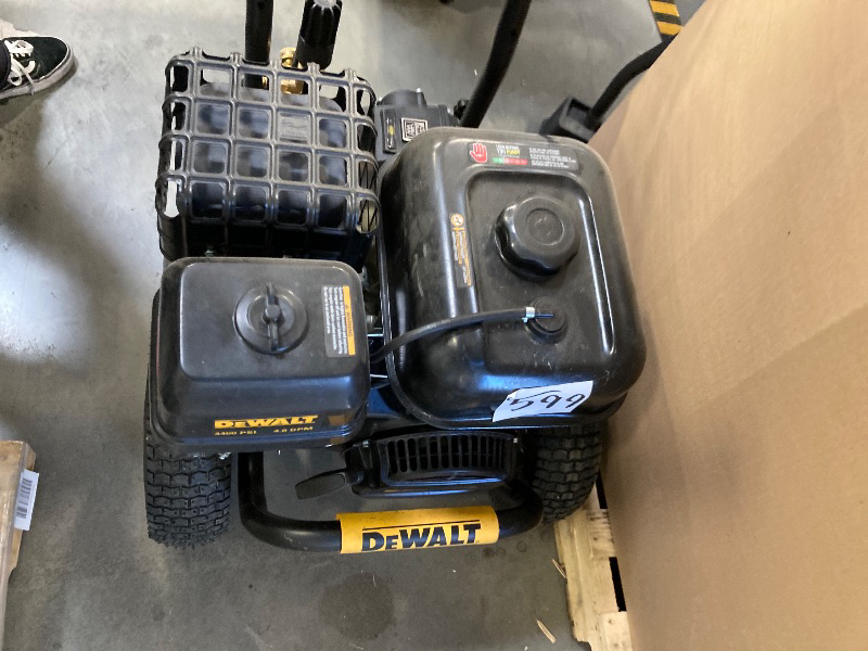 Photo 1 of DEWALT
4400 PSI 4.0 GPM Cold Water Gas Pressure Washer