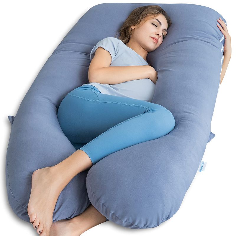 Photo 1 of Pregnancy Pillow, U Shaped Full Body Pillows for Sleeping Support