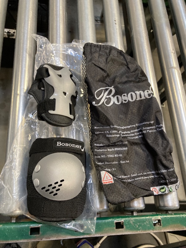 Photo 1 of BOSONER Kids/Youth Knee Pads Elbow Pads Wrist Guards Set for 3-15 Years, Child Protective Gear Set for Roller Skates, Cycling, BMX Bike, Skateboard, Inline Skating, Scooter Riding Sport size m