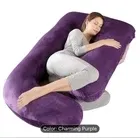 Photo 1 of J-Shaped Full Body Pillow, Maternity Pillow (charming Purple)