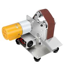 Photo 1 of TsoLay Electric Polishing Grinding Machine, 30MM Belt Sander Grinder with 10pc Sanding Beltsand, 7 Gear Speed Adjustment(5000-10000r/min), for Glass Metal Stone Plastic Nails Jewelry