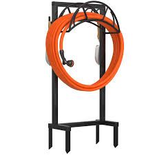 Photo 1 of Garden Hose Holder, Freestanding Heavy Duty Water Hose Holder for Outside