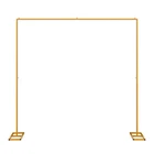 Photo 1 of Wedding Arch Backdrop Metal Stand Square Flower Rack Frame Garden Party Decor