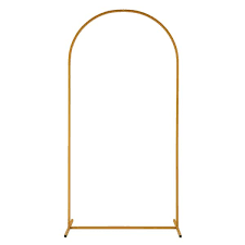 Photo 1 of Gold Metal Backdrop Stand Arch Arbor