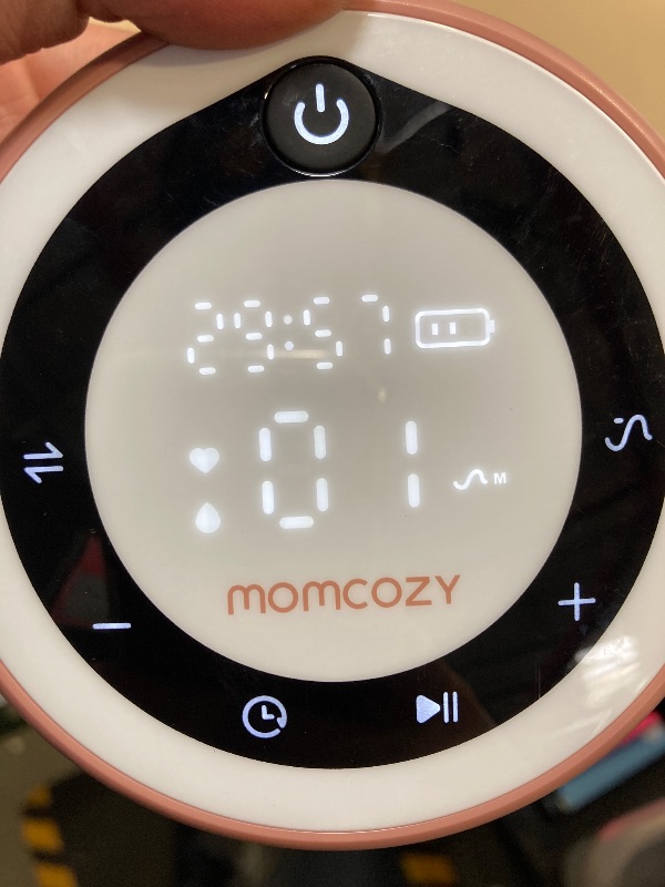 Photo 1 of Momcozy Breast Pump V1 Pro Hospital-Grade, Hands-Free & Portable Wearable Pump, Upgraded Electric Pump with 3 Fine-Tuned Rhythms|15 Levels, Come with Leak-Proof DoubleFit Flange, Cozy Red.