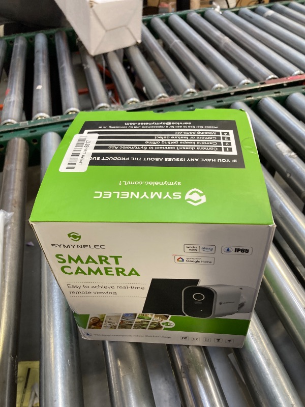 Photo 1 of SYMYNELEC Solar Security Cameras Outdoor: 4-Pack Wireless Surveillance System - 2K Night Vision Motion Detection - Waterproof Home Monitoring Year-Round for Homeowners