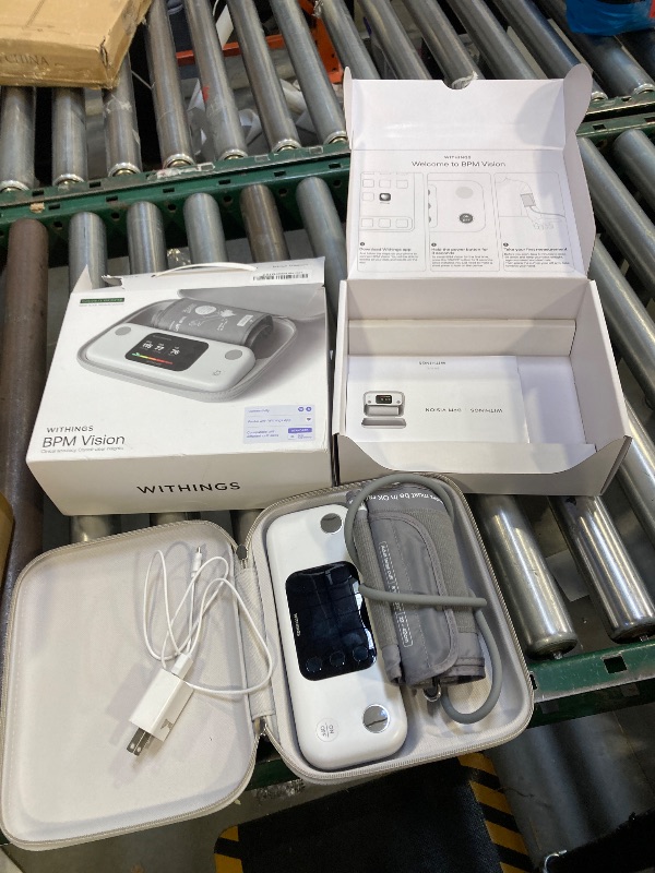 Photo 1 of Withings BPM Vision – Smart Arm Blood Pressure Monitor | FDA-Cleared | Easy-to-use, Accurate Systolic & Diastolic Measurements, Wide Range Cuff | Wi-Fi & Bluetooth | iOS & Android | FSA/HSA