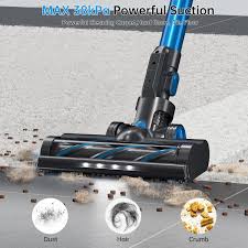 Photo 1 of FABULETTA Cordless Vacuum Cleaner, 38Kpa/380W Stick Vacuum Cordless with 55mins Runtime,3 Suction Modes,6 in 1 Lightweight Vacuum Cleaners for Home, Pet Hair, Carpet?Hardwood Floor (Black-Blue)