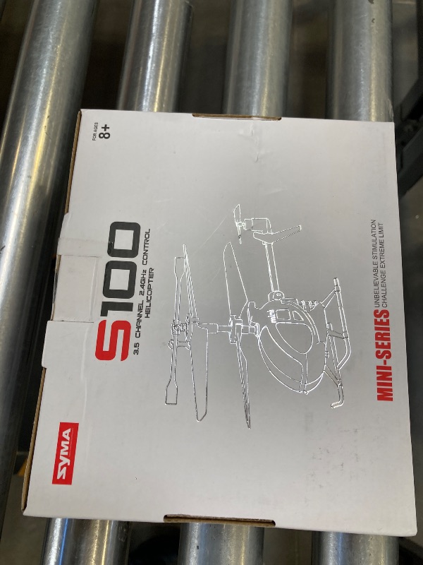 Photo 1 of SYMA S100 Mini RC Helicopter with Gyro Stabilizer, Altitude Hold, 3.5 Channel, 5-7 Min Flight Time, Remote Control Helicopter Toy for Boys and Girls