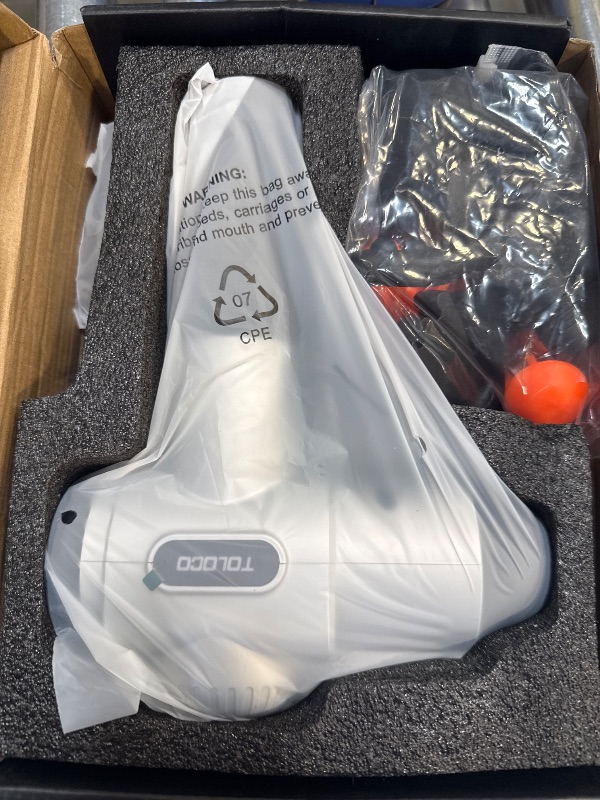 Photo 1 of TOLOCO Massage Gun, Muscle Massage Gun Deep Tissue for Athletes with 10 Massage Heads, Electric Percussion Massager for Any Pain Relief, Gifts for Fathers Day, Silver