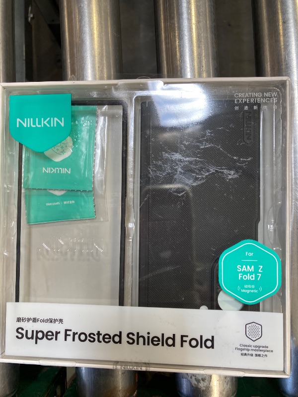 Photo 1 of Nillkin Samsung Galaxy Z Fold 7 Magnetic Case, with Hinge Protection Front Cover Slim, Compatible with Magsafe, Frosted Shield Protective Case for Galaxy Z Fold 7 5G (Black)