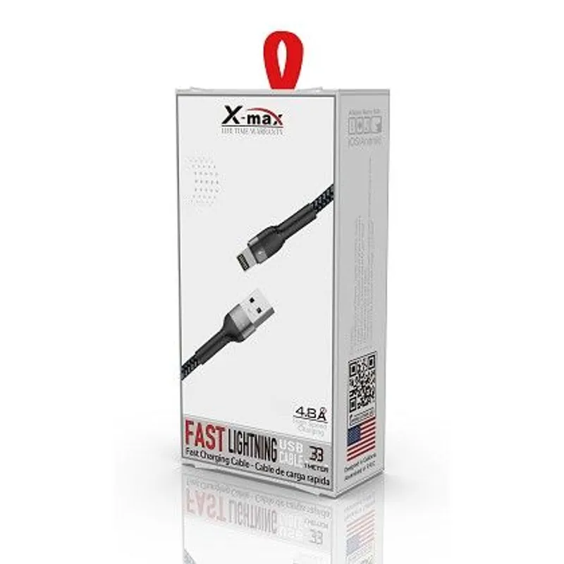 Photo 1 of X-MAX Fast USB Cable Lightning Blue