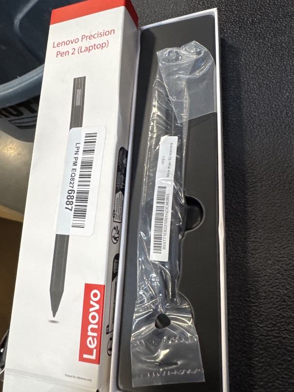 Photo 1 of Lenovo Precision Pen 2 (Laptop) – USB-C Charging – Tilt Recognition – Pen is Only Compatible with Certain Devices, Iron Grey