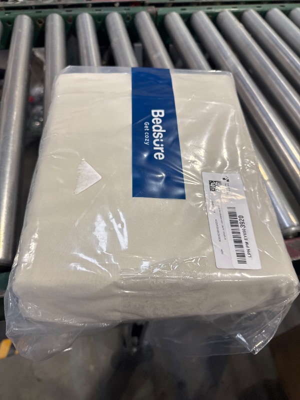 Photo 1 of Bedsure Oversized King Duvet Cover - 3 Pieces Prewashed Cotton-Like Extra Soft Bedding Set, Includes 1 Duvet Cover 120x98 Inches with Zipper Closure & 2 Pillow Shams, Linen, Comforter Not Included