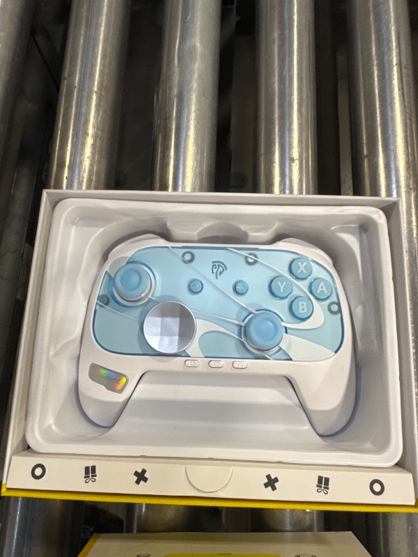 Photo 1 of EasySMX S10 Controller for Switch 2/ Switch/PC-One Key Wake-up, TMR Anti-Drift Joystick, Mechanical Buttons, 6 Axis Gyro, Bluetooth Switch Controller with RGB & Swappable D-Pad