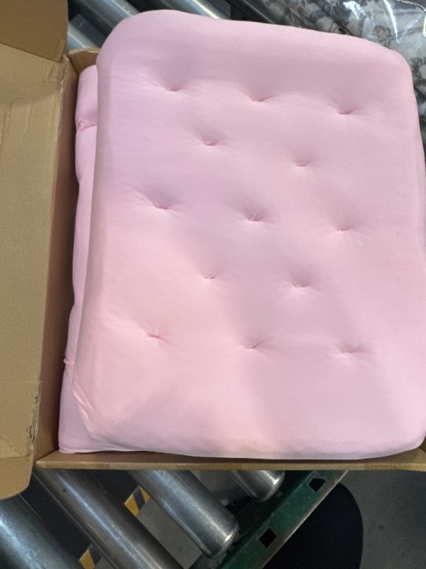 Photo 1 of Full Body Bath Pillow for Bathtub, Thick Bathtub Cushion with Laundry Bag, Luxury Tub Pillow for Bath for Headrest Neck and Back Support Pink 51" x 16"