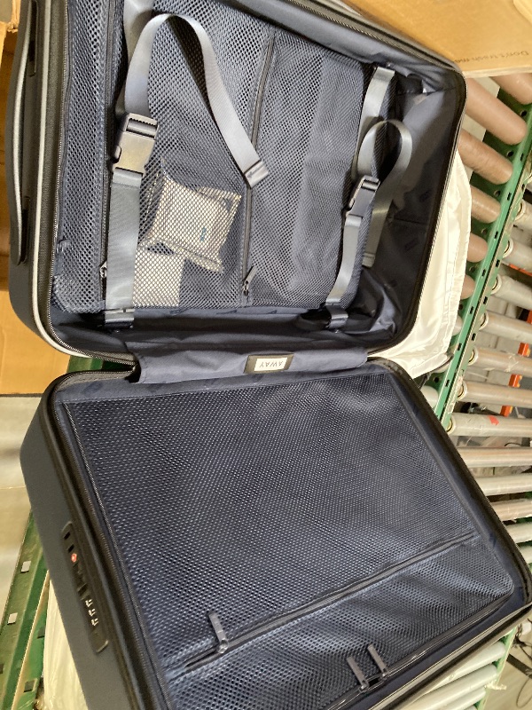 Photo 1 of Away Bigger Carry-On Luggage, Lightweight Hardside Large Suitcase with Spinner Wheels, TSA Lock, Airline Approved, Navy Blue