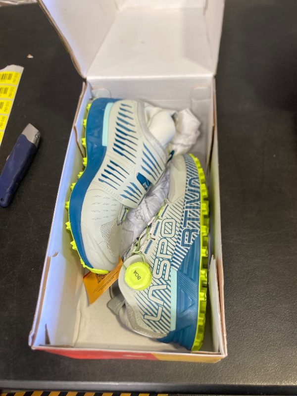 Photo 1 of La Sportiva Women's Cyklon Trail Running Shoes w/BOA Lace System, Mineral/Ink, 5.5