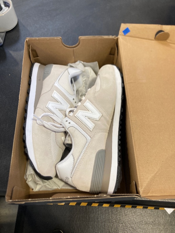 Photo 1 of New Balance Women's 574 Core, Nimbus Cloud/White, 8 Wide