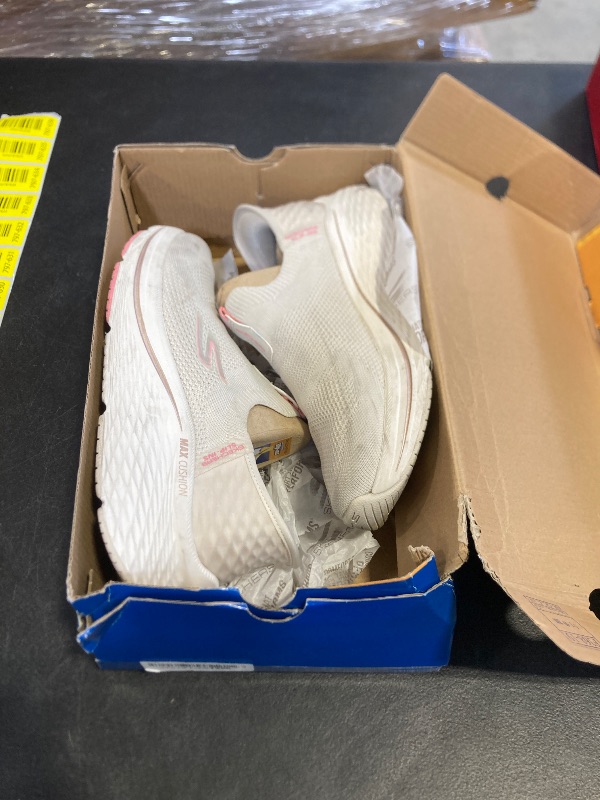 Photo 1 of Skechers Women's Max Cushioning Elite 2.0 Eternal Hands Free Slip-ins Sneaker, Natural/Pink, 8
