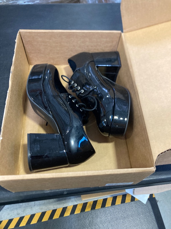 Photo 1 of Ellie Shoes Men's Platform, Black, Medium 10-11