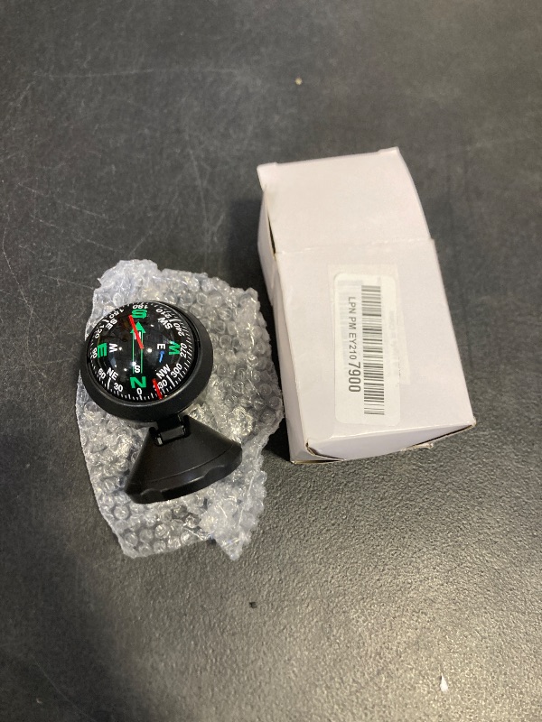 Photo 1 of bylikeho Car Compass,Compass for Car,Car Accessories Automotive Compass Ball,Car Compass Ball with Bottom Stick,Dash Mount Adjustable Compass Ball for Boat Car Truck Marine Caravan to Find Direction