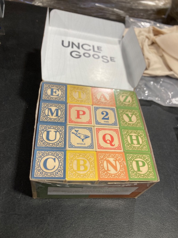 Photo 1 of Uncle Goose Classic ABC Blocks - Made in The USA
