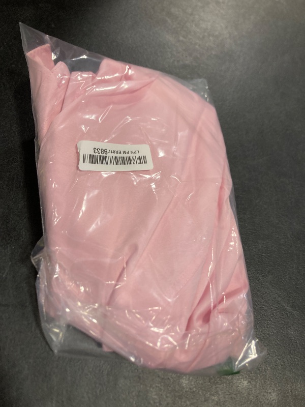 Photo 1 of J.VER Men's Oxford Dress Shirts Soft Cotton Long Sleeve Shirt Business Casual Button Down Shirts with Pocket Light Pink Large