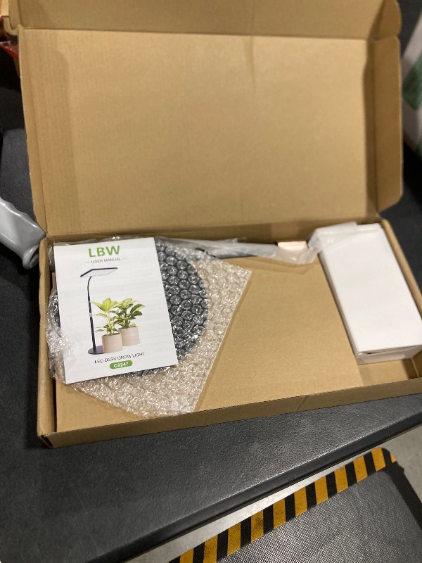 Photo 1 of LBW Desk Grow Light, Full Spectrum Plant Light for Indoor Plants, Grow Lamps with 4/8/12H Timer, 10"-26" Height Adjustable, 6 Brightness Levels