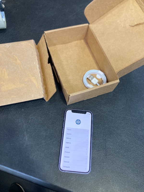 Photo 1 of Apple iPhone 12 Mini, 128GB, Purple - Unlocked (Renewed)