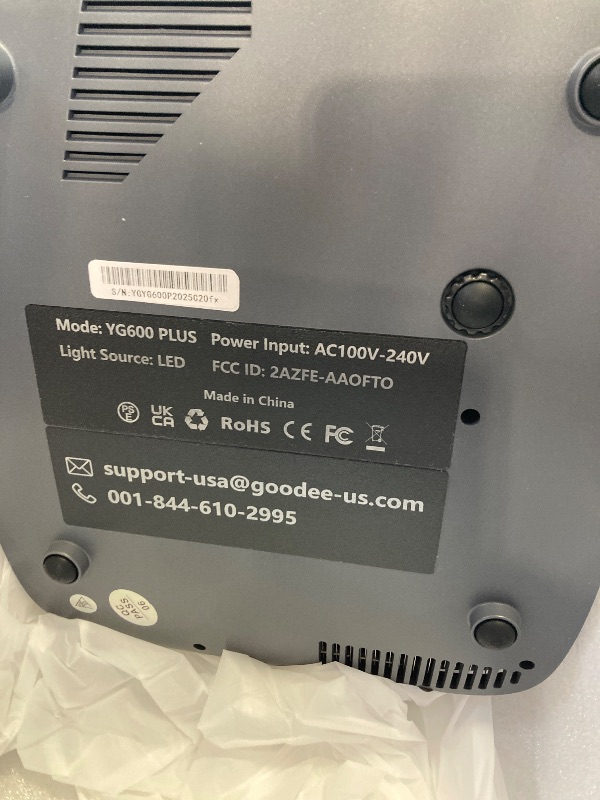 Photo 1 of GooDee Projector 4K With WiFi And Bluetooth Supported, FHD 1080P Mini Projector For Outdoor Moives, 5G Video Projector For Home Theater Dolby Audio Zoom Portable Projector TV Stick PPT (YG600 Plus)