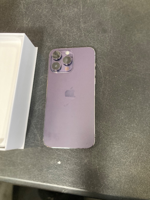 Photo 1 of Apple iPhone 14 Pro Max, 256GB, Deep Purple - Unlocked (Renewed)