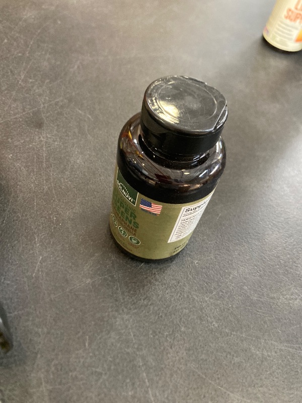 Photo 1 of Organic Super Greens Superfood Capsules Supplement - Spirulina, Chlorella, Wheatgrass, Kale Powder, Sulforaphane, Antioxidants - Gut Health, Digestion, Energy, Immunity Support - 120 Vegan Capsules sealed 12-31-27