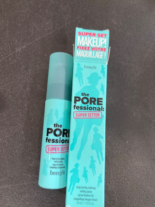 Photo 1 of Benefit Cosmetics The POREfessional Super Setter Long Lasting Makeup Spray Travel Size Face Primer 1.0 Ounce