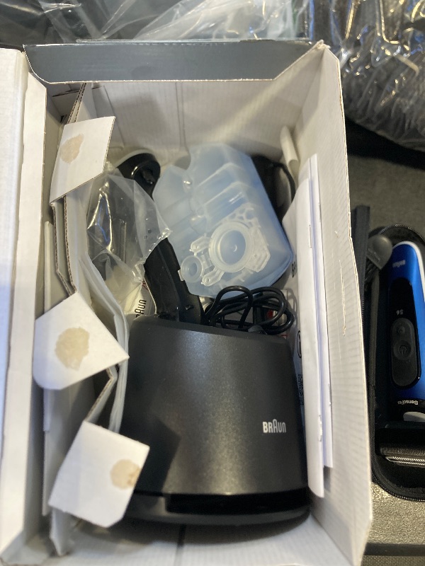Photo 1 of Braun Electric Shaver for Men, Series 6 6172cc, Wet & Dry Shave, Shaving Kit with SmartCare Center and Precision Trimmer